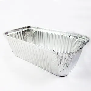 50 Pack 3 Lb Aluminum Foil Loaf Pan Disposable Bread Container Baking Loafbread