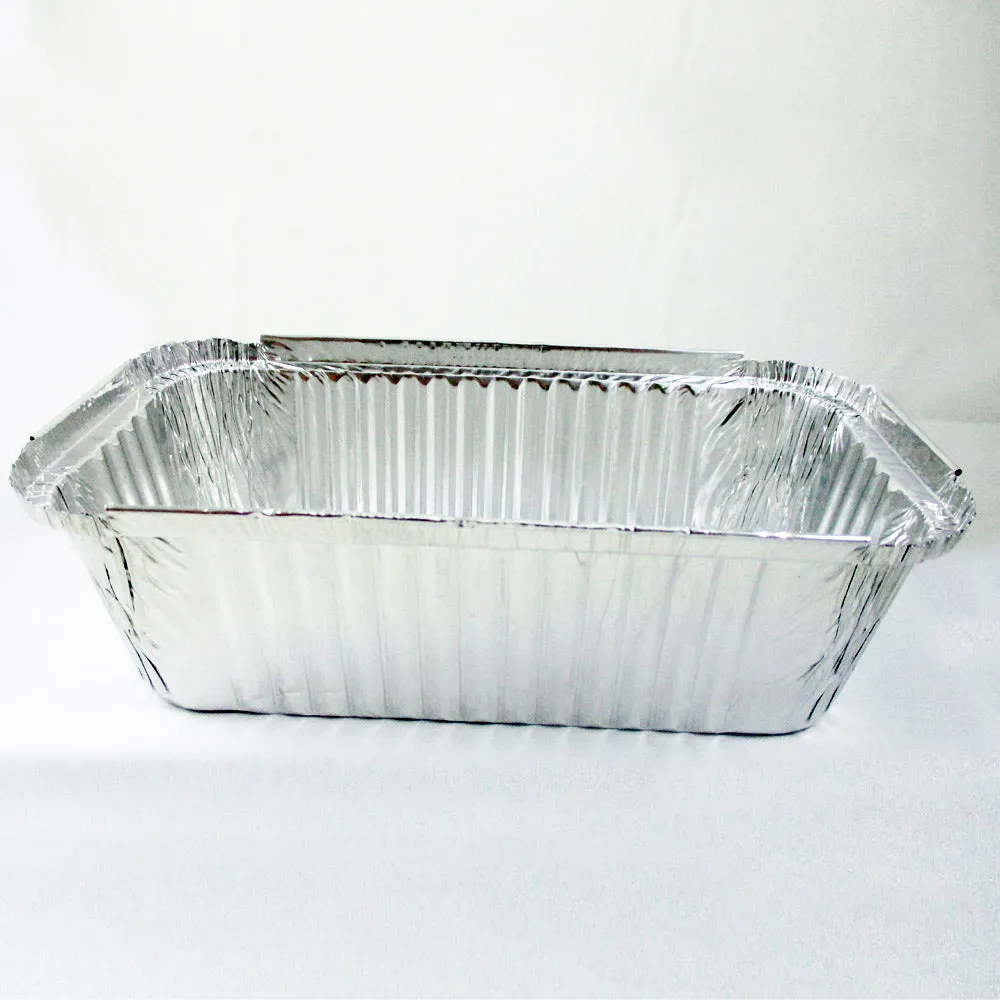 50 Pack 3 Lb Aluminum Foil Loaf Pan Disposable Bread Container Pastry Baking Tin