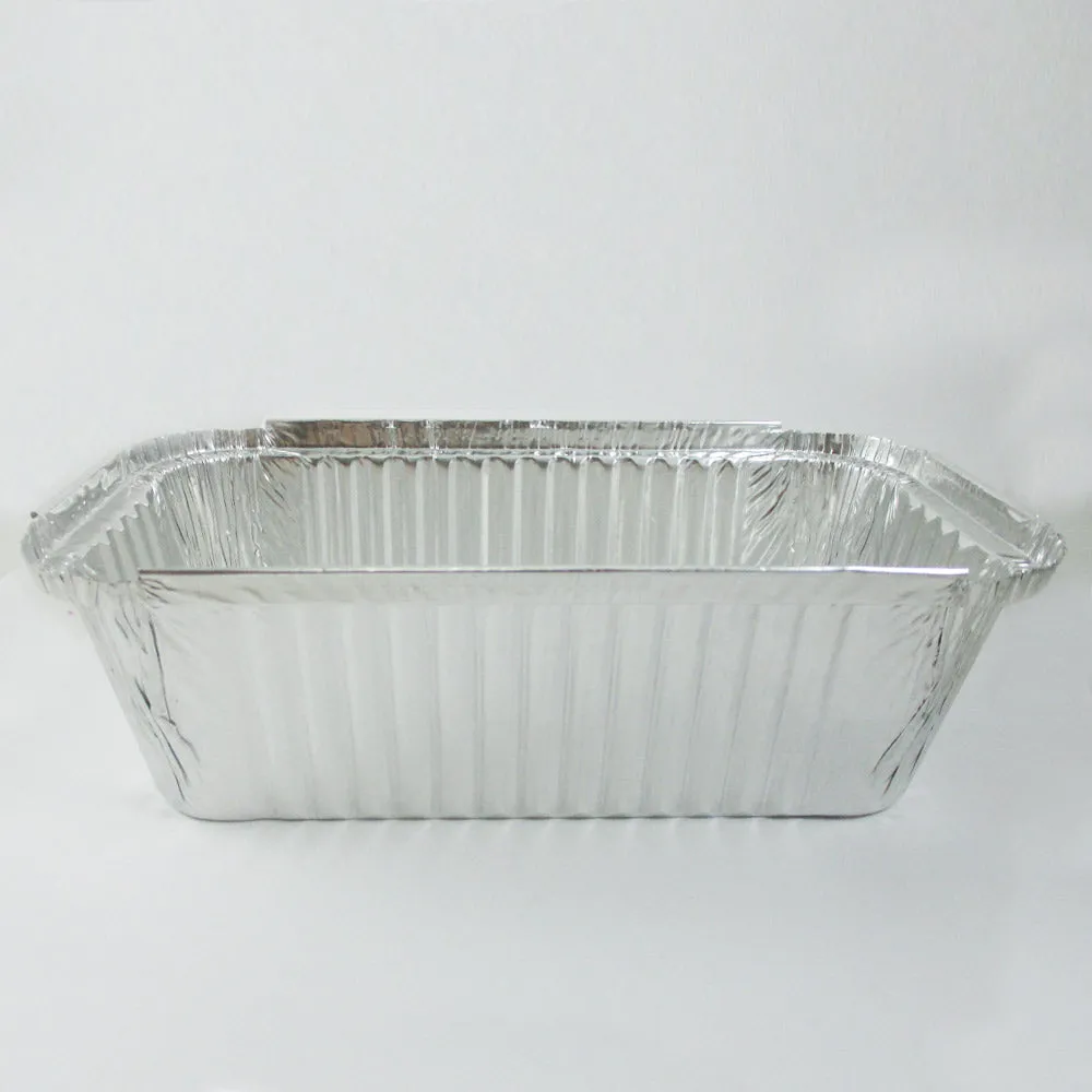 50 Pack 3 Lb Aluminum Foil Loaf Pan Disposable Bread Container Pastry Baking Tin