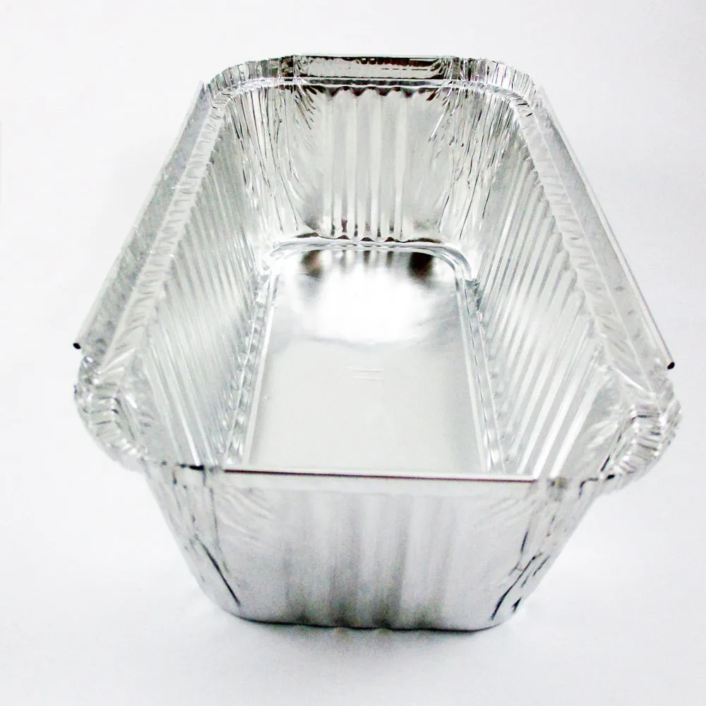 50 Pack 3 Lb Aluminum Foil Loaf Pan Disposable Bread Container Pastry Baking Tin