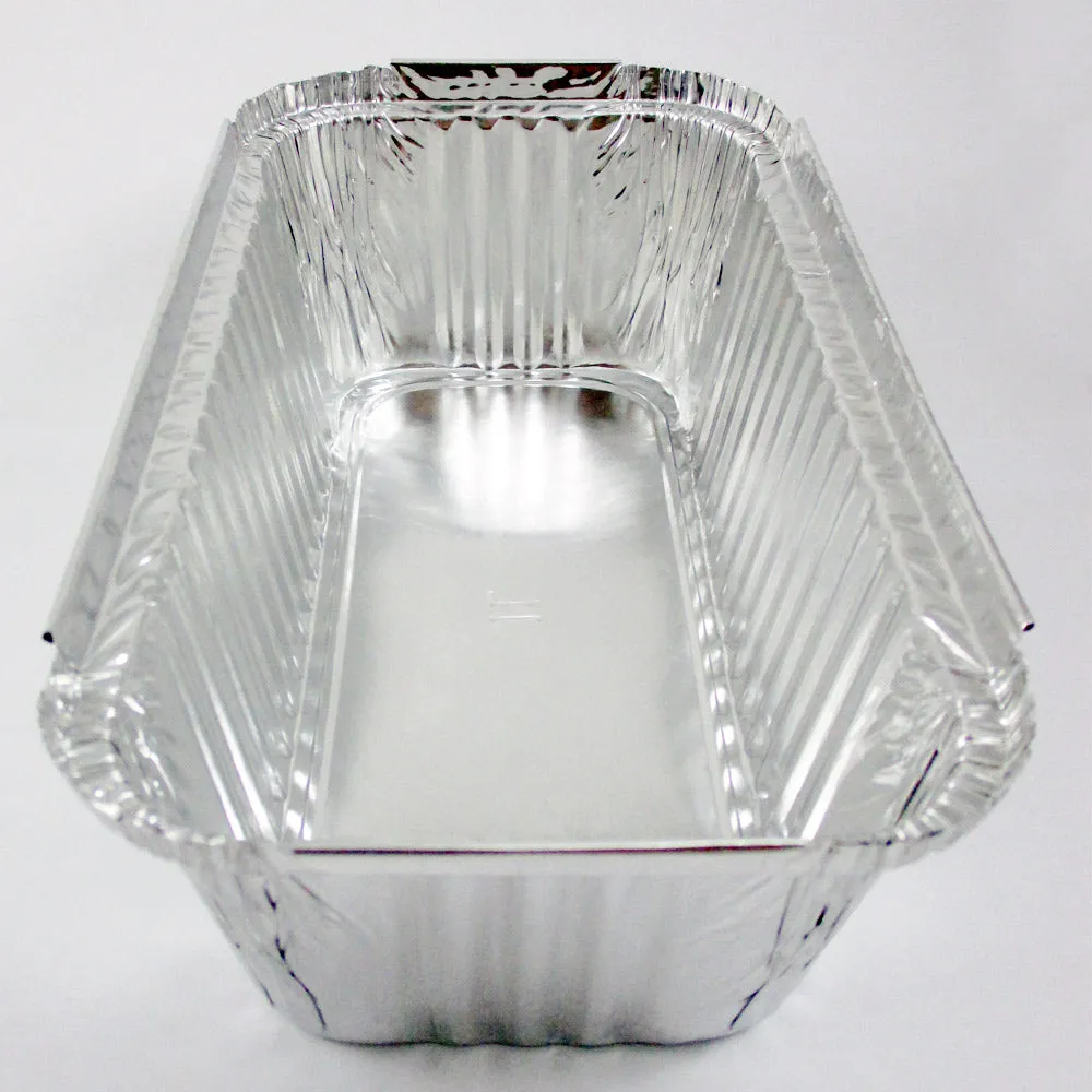 50 Pack 3 Lb Aluminum Foil Loaf Pan Disposable Bread Container Pastry Baking Tin
