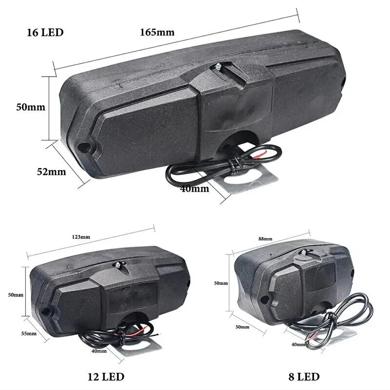 8/12/16 Led Waterproof Driving Auxiliary Headlight Accessories for Motorcycle
