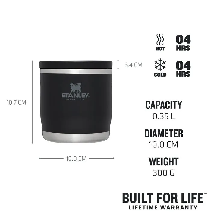 Adventure-To-Go 350ml Food Jar - Black