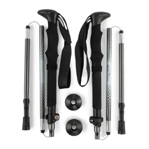 ADVENTURIDGE® foldable hiking poles Set Of 2