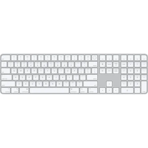 Apple Magic Keyboard with Touch ID and Numeric Keypad Silver (English Keyboard)
