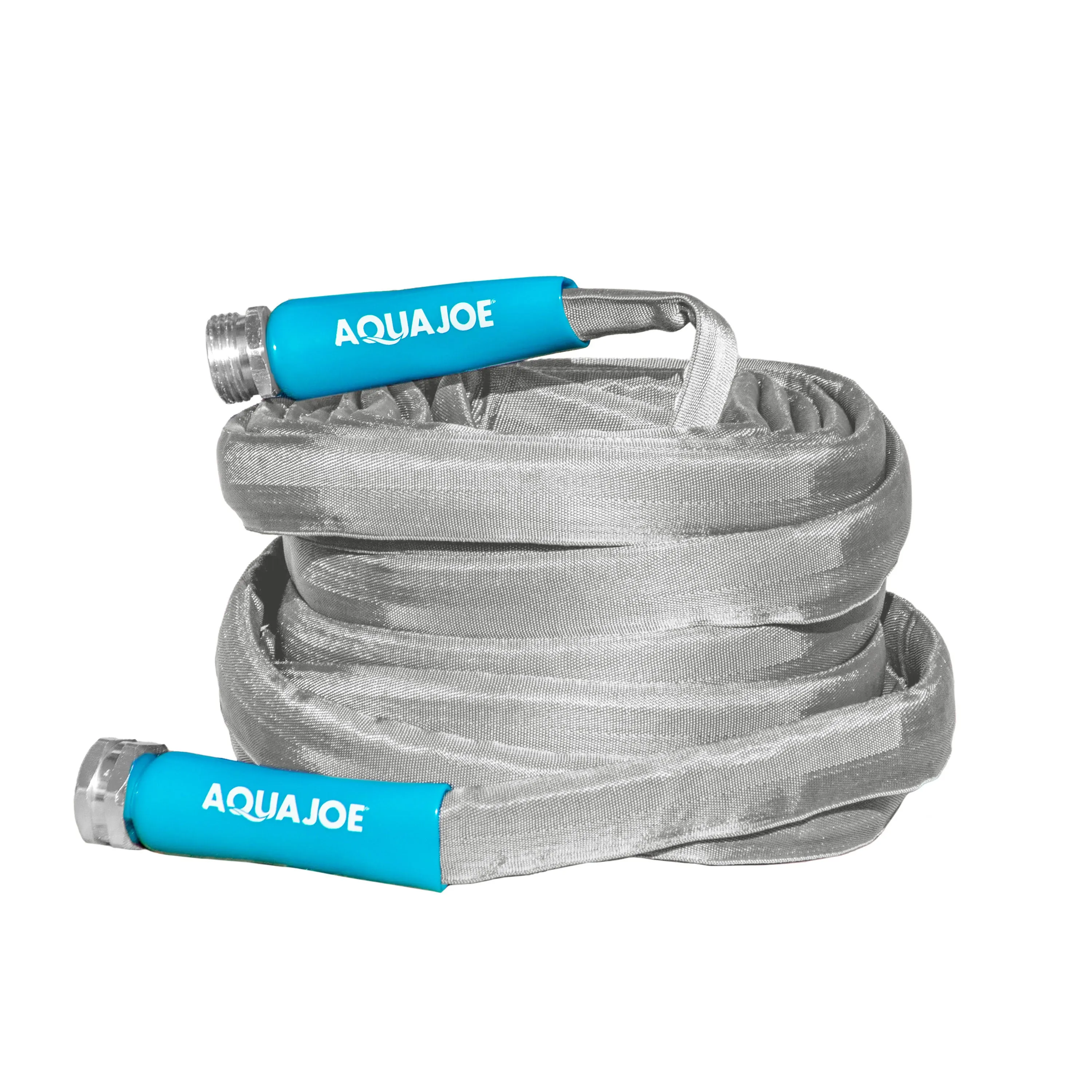 Aqua Joe AJFJH25-58-PRX Xtreme Ultra Flexible Non-Expanding Kink-Resistant FiberJacket Garden Hose | 25-Foot | 5/8-Inch Diameter