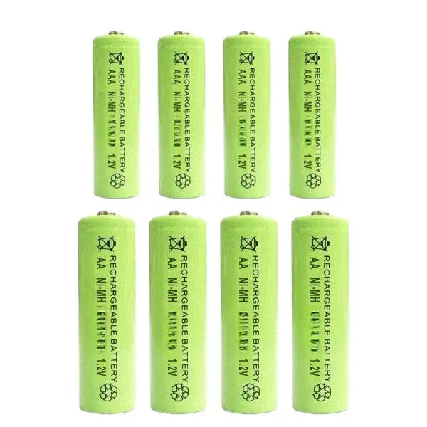 Battery Charger   8 AAA & AA Nimh Rechargeable Batteries