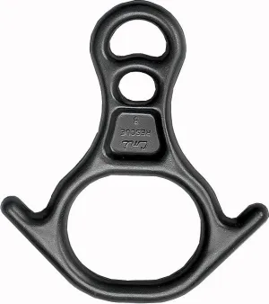Black - Aluminum Rescue Figure 8 Ring
