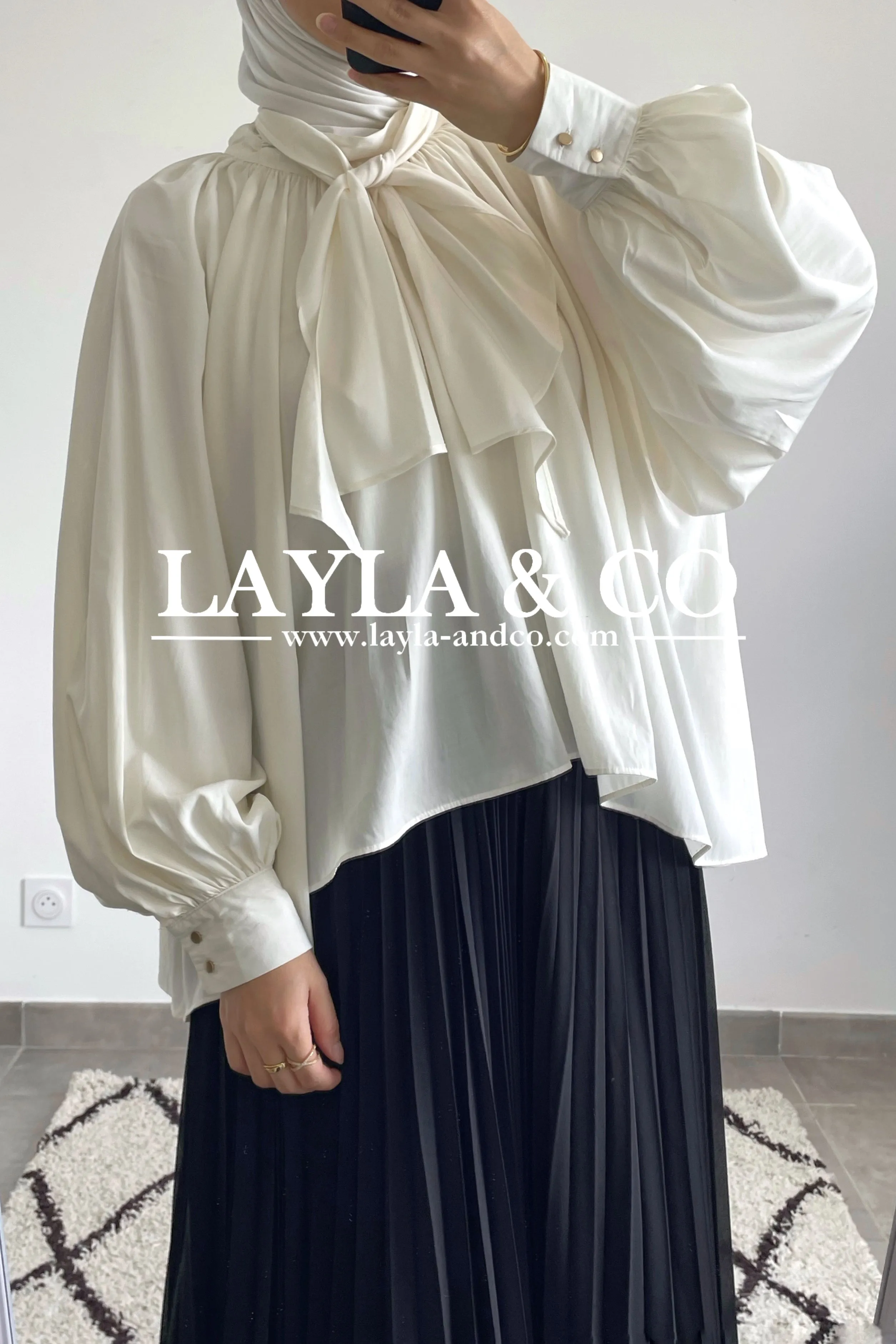 Blouse manches bouffantes
