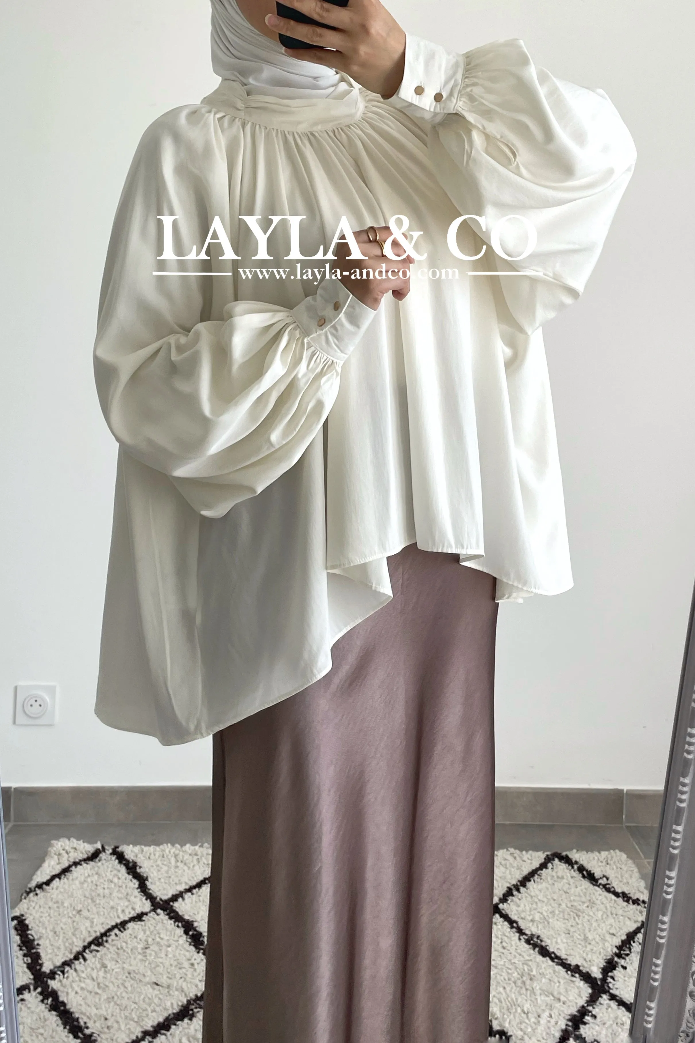 Blouse manches bouffantes
