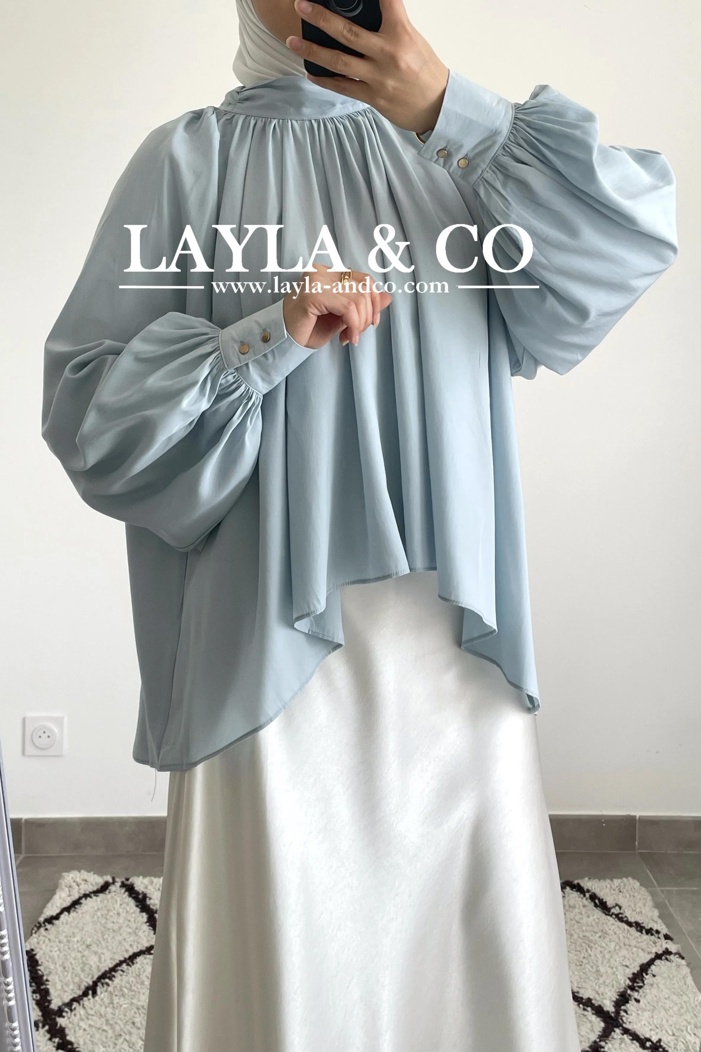 Blouse manches bouffantes