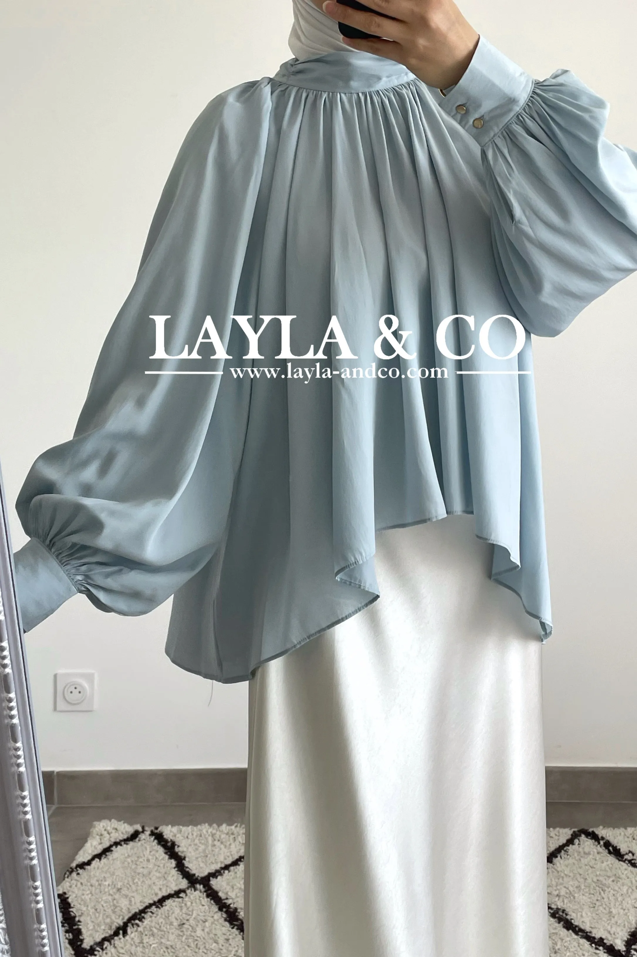 Blouse manches bouffantes