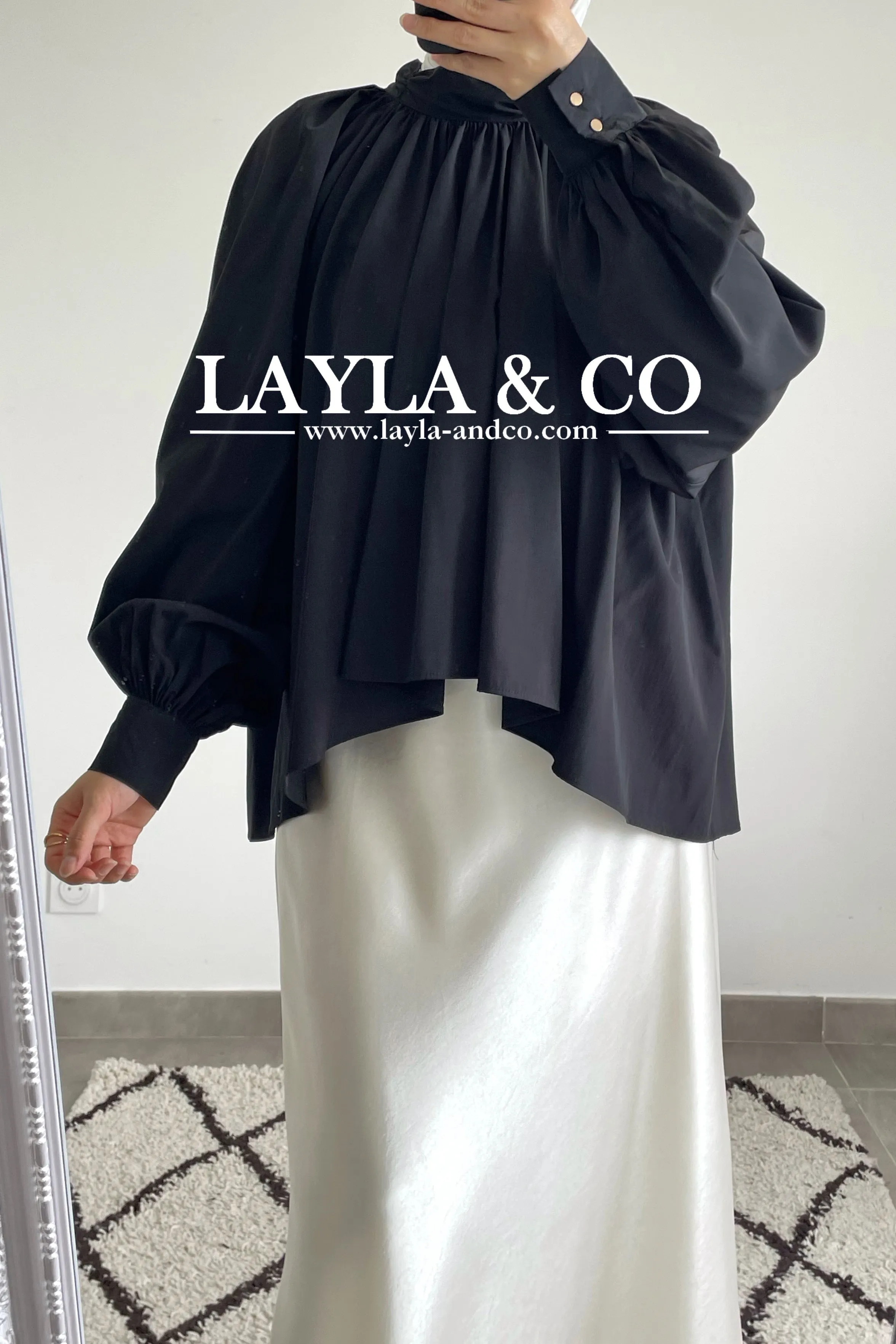 Blouse manches bouffantes