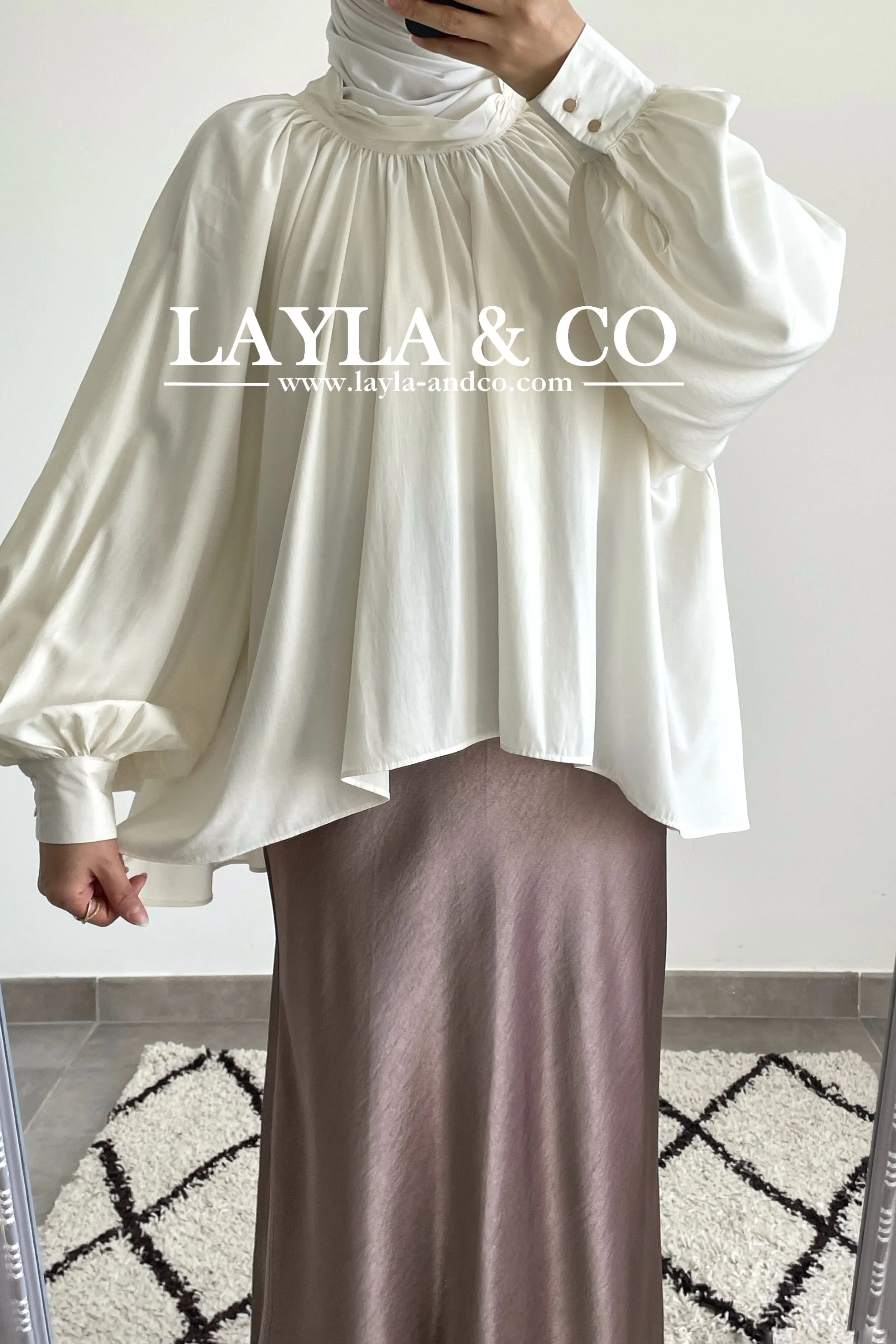 Blouse manches bouffantes