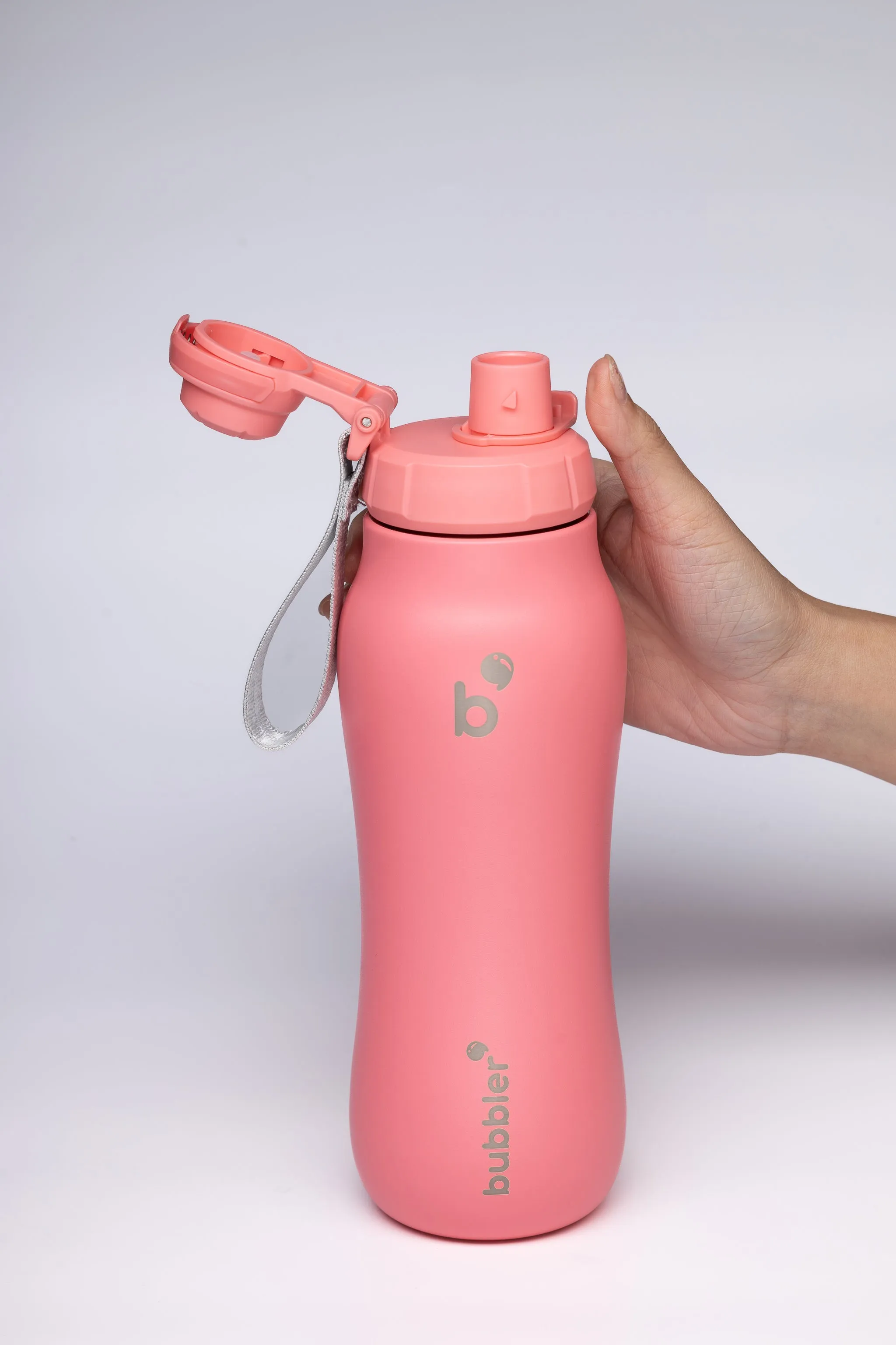 Bubbler 24oz - Coral Red