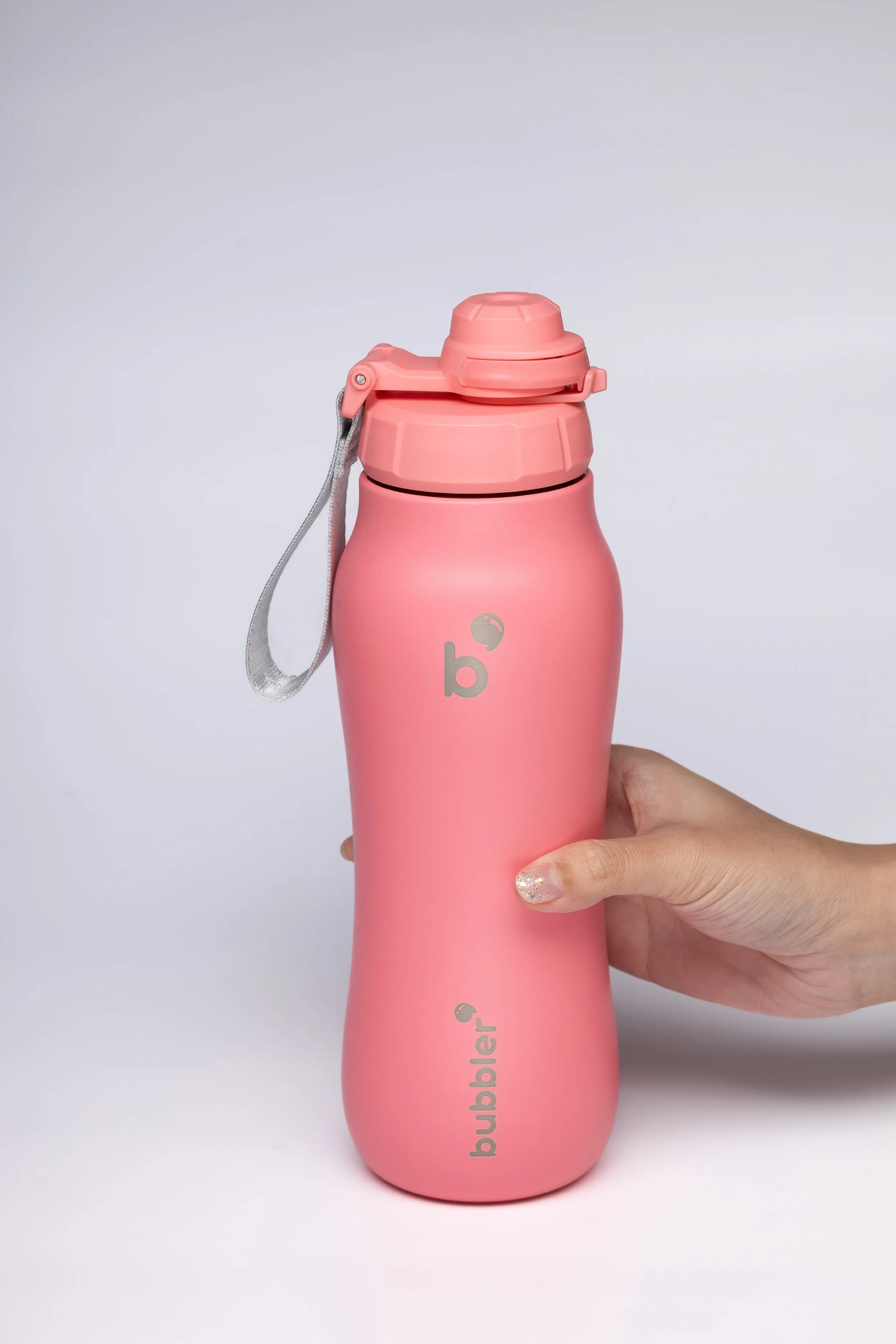 Bubbler 24oz - Coral Red
