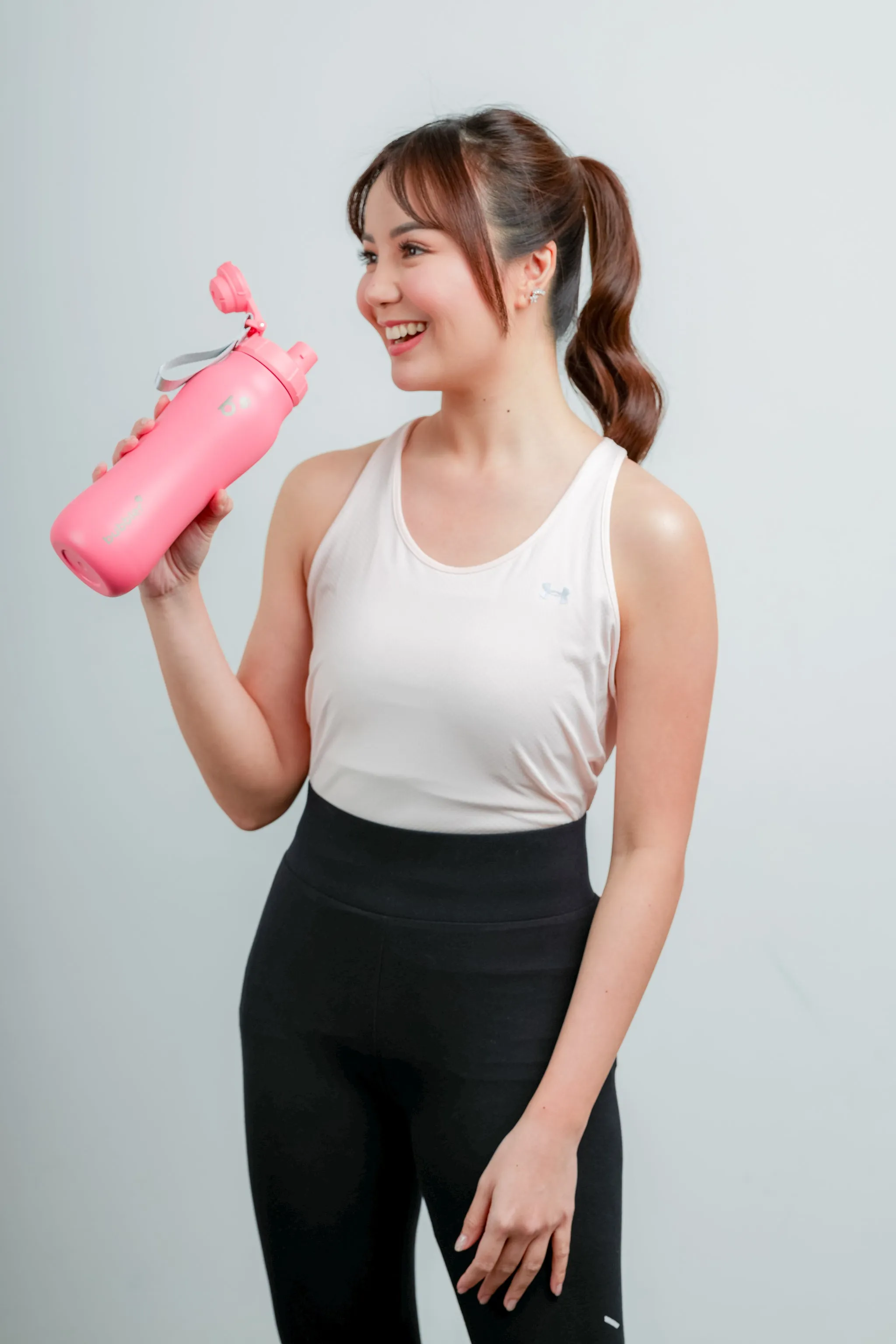 Bubbler 24oz - Coral Red