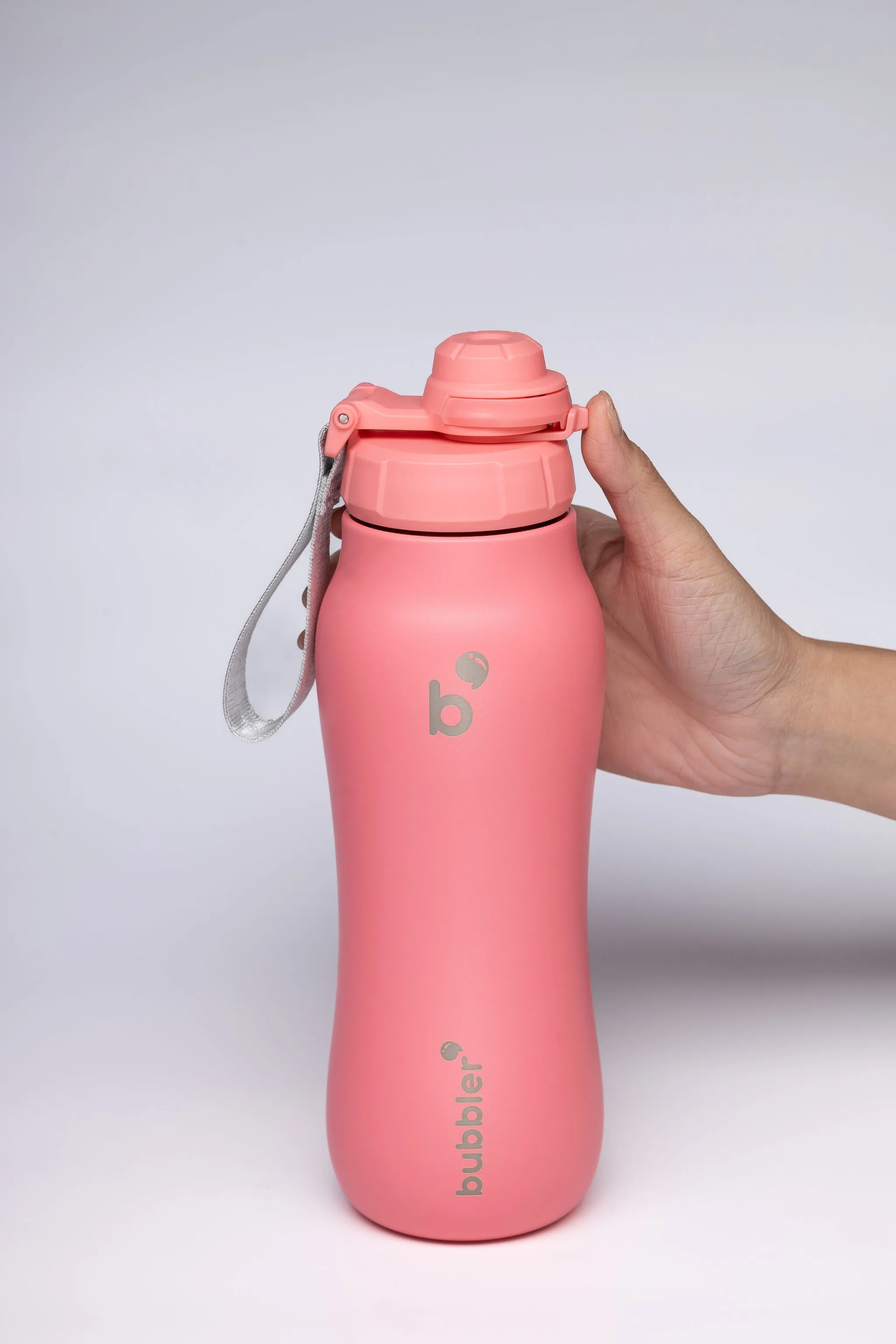 Bubbler 24oz - Coral Red