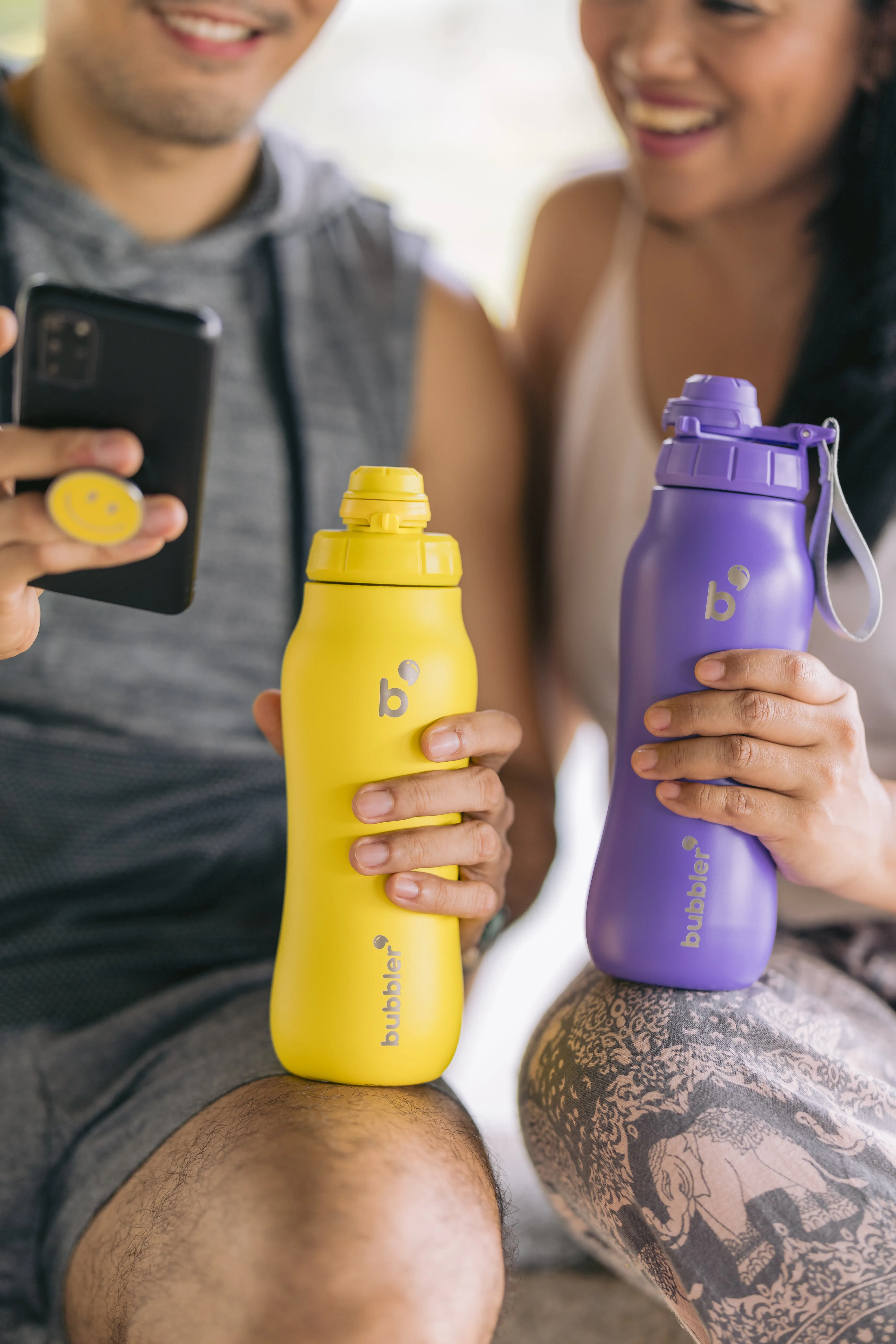 Bubbler 24oz - Happy Yellow