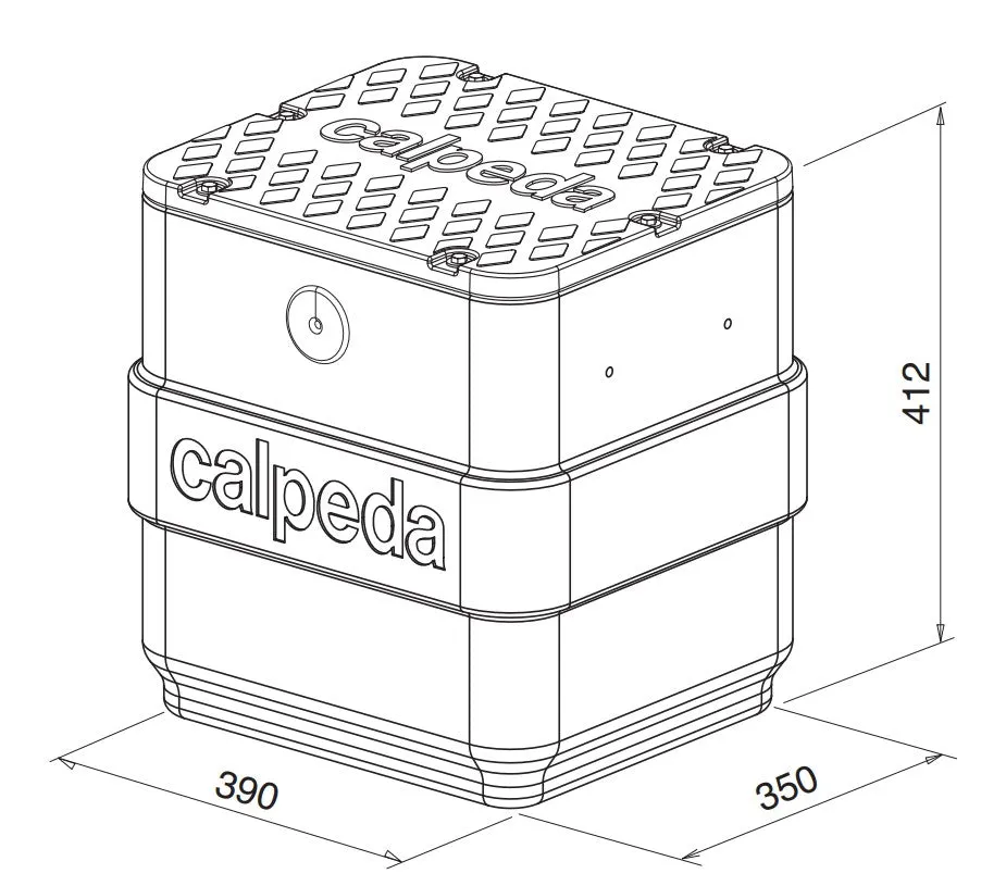 Calpeda GEO 40L Automatic Clean Water Packaged Pump Station with GXRM Pump (Max 230LPM)
