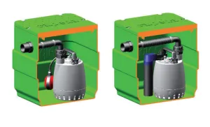 Calpeda GEO 40L Automatic Clean Water Packaged Pump Station with GXRM Pump (Max 230LPM)