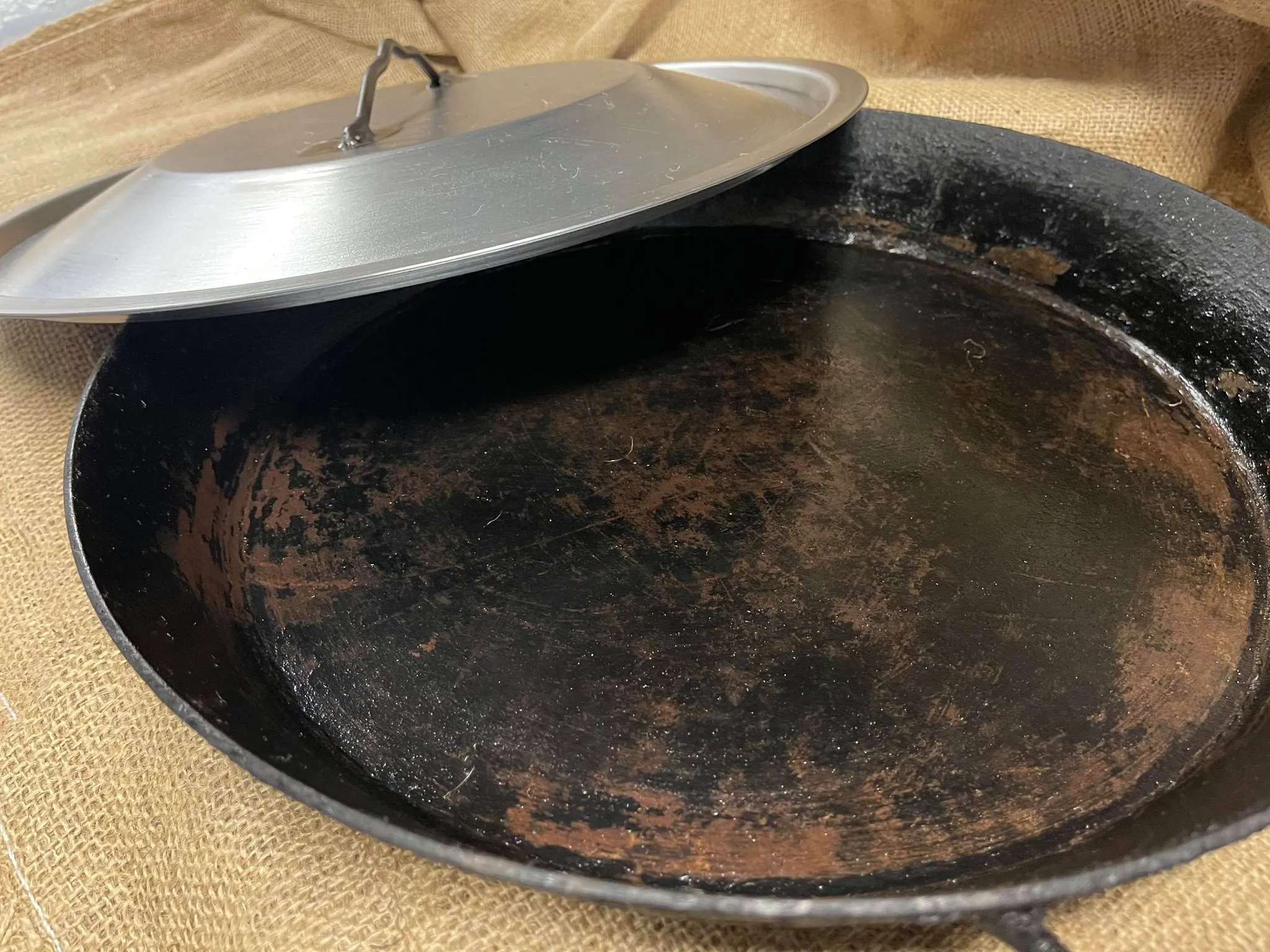 Camping Fire Pit & ACK Cooking Set Up