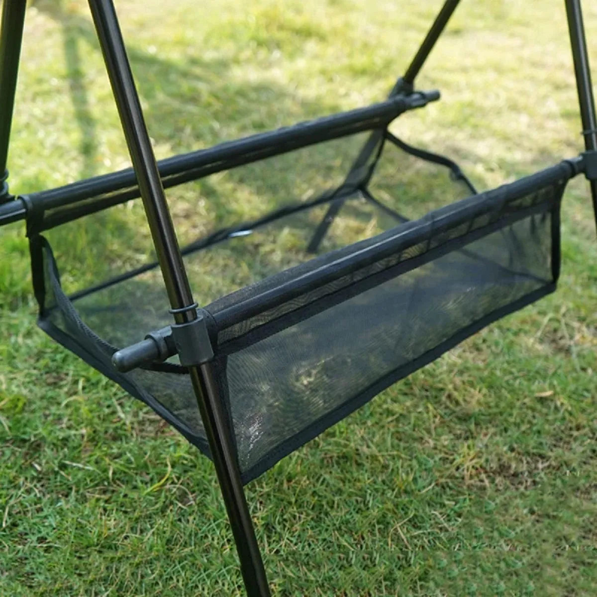 Camping Multifunction Foldable Storage Hanging Rack With Hooks
