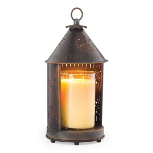 Candle Warmers Tin Punched Candle Warmer Primitive Tin Lantern Lamps