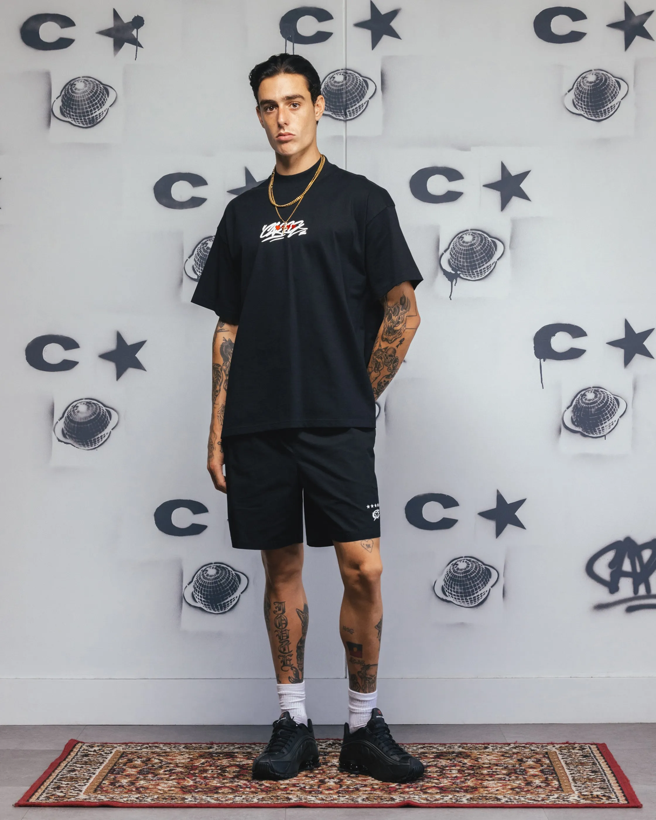 Carre C-Star Beach Shorts Black