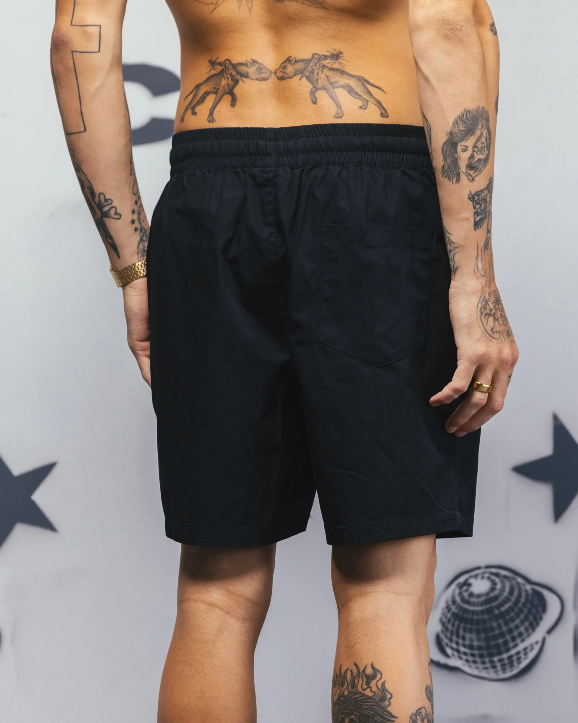 Carre C-Star Beach Shorts Black