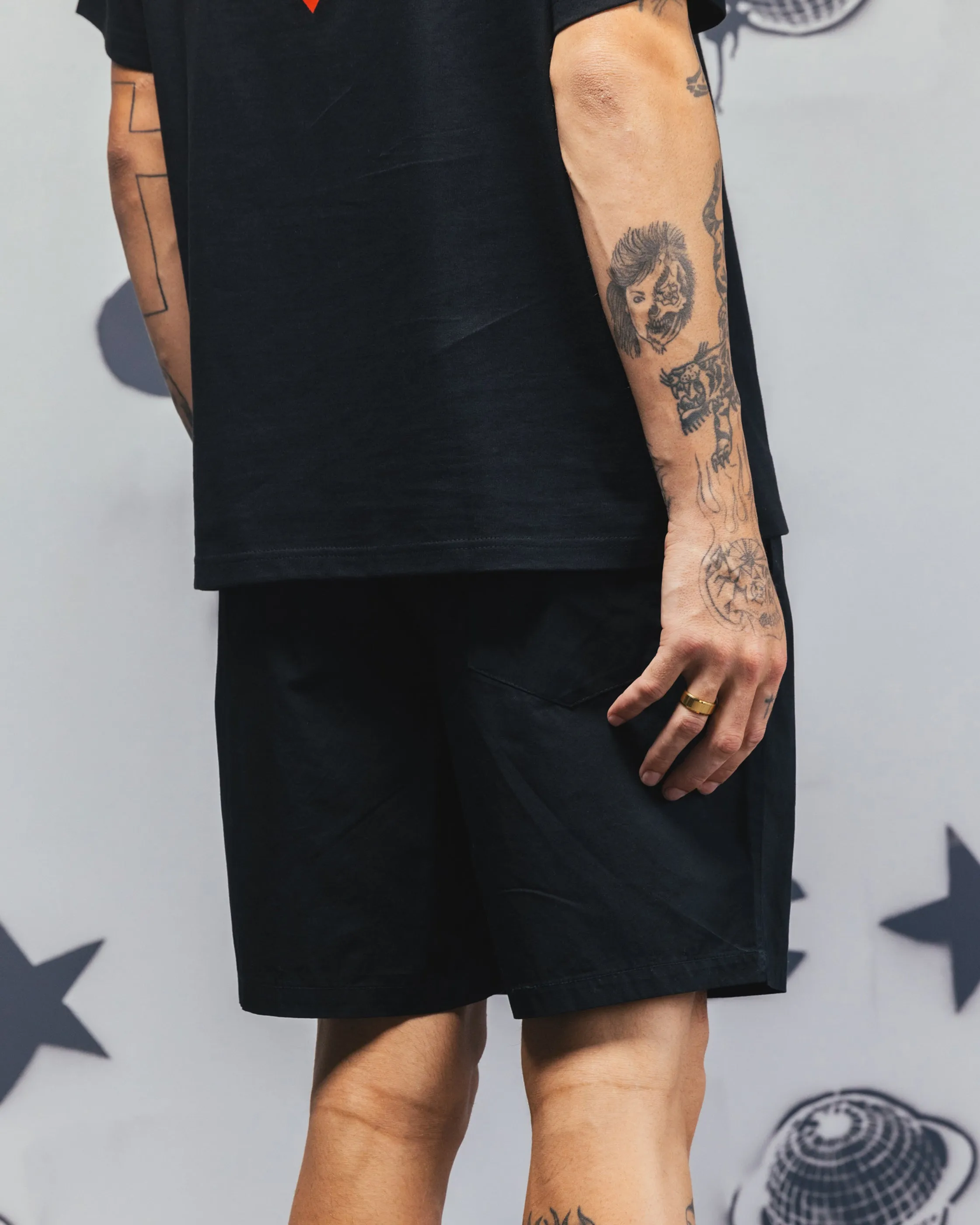 Carre C-Star Beach Shorts Black
