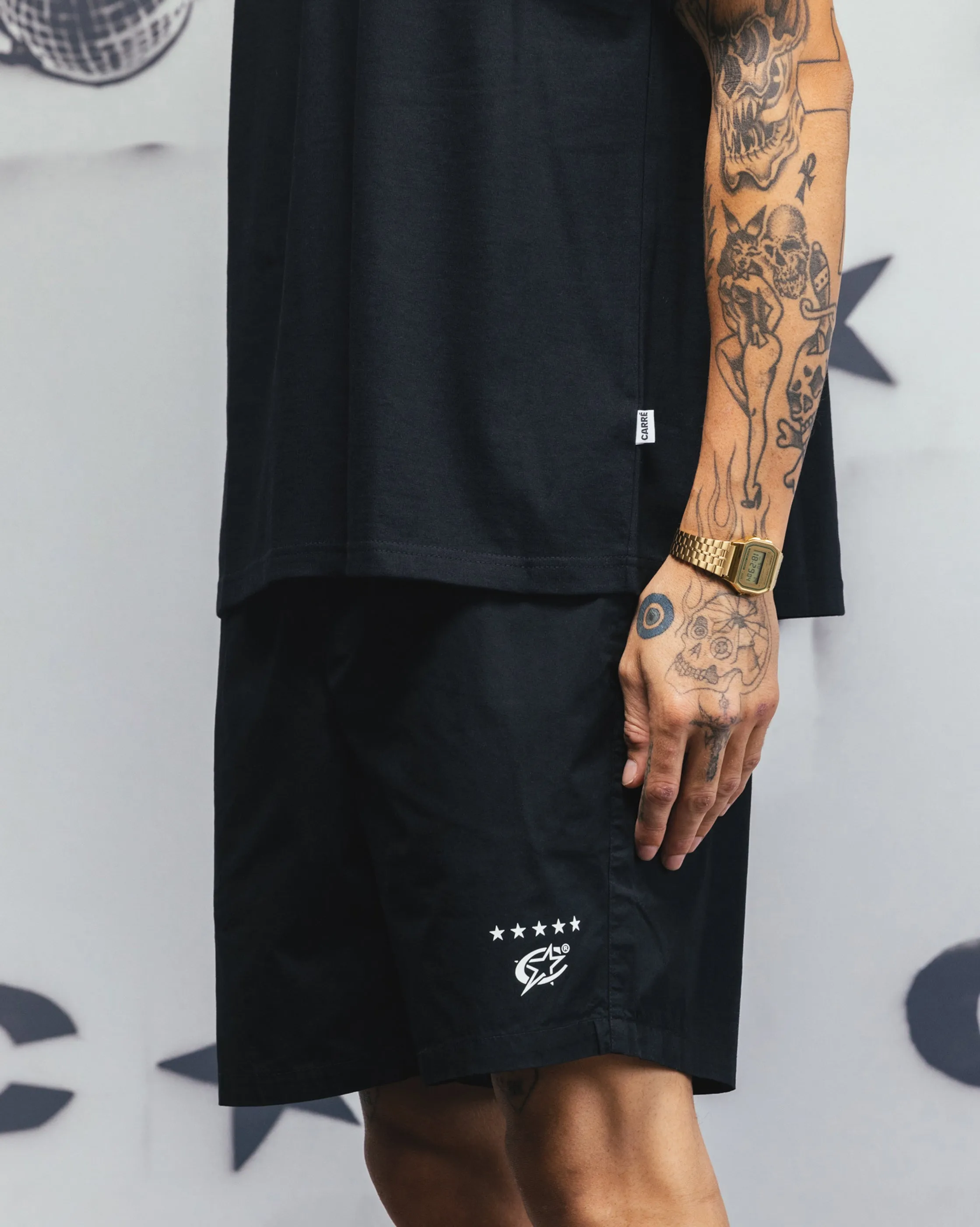Carre C-Star Beach Shorts Black