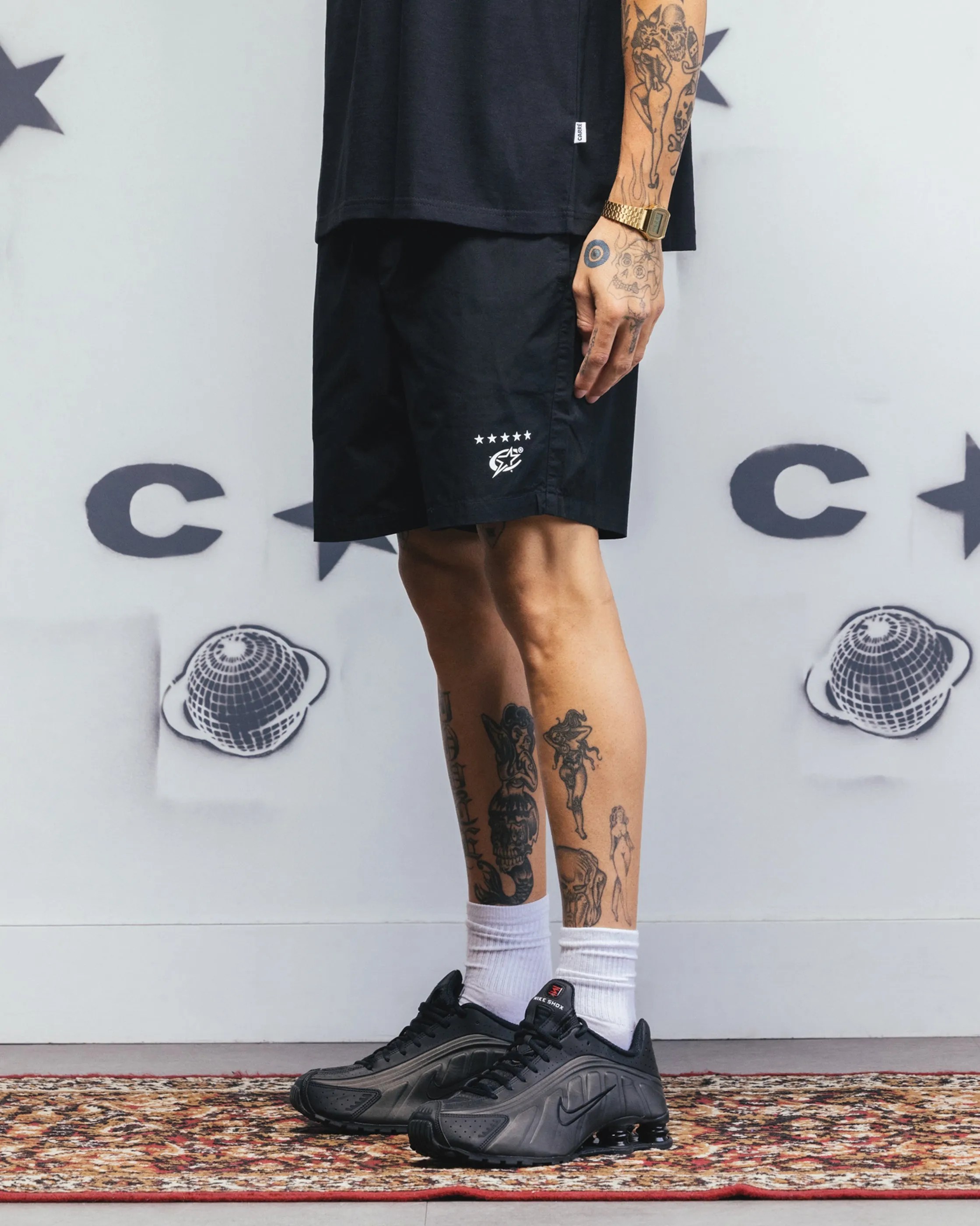 Carre C-Star Beach Shorts Black