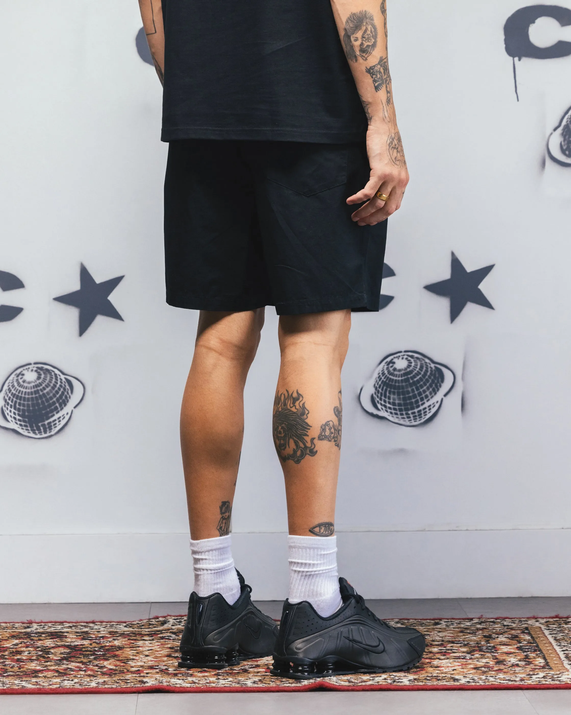 Carre C-Star Beach Shorts Black