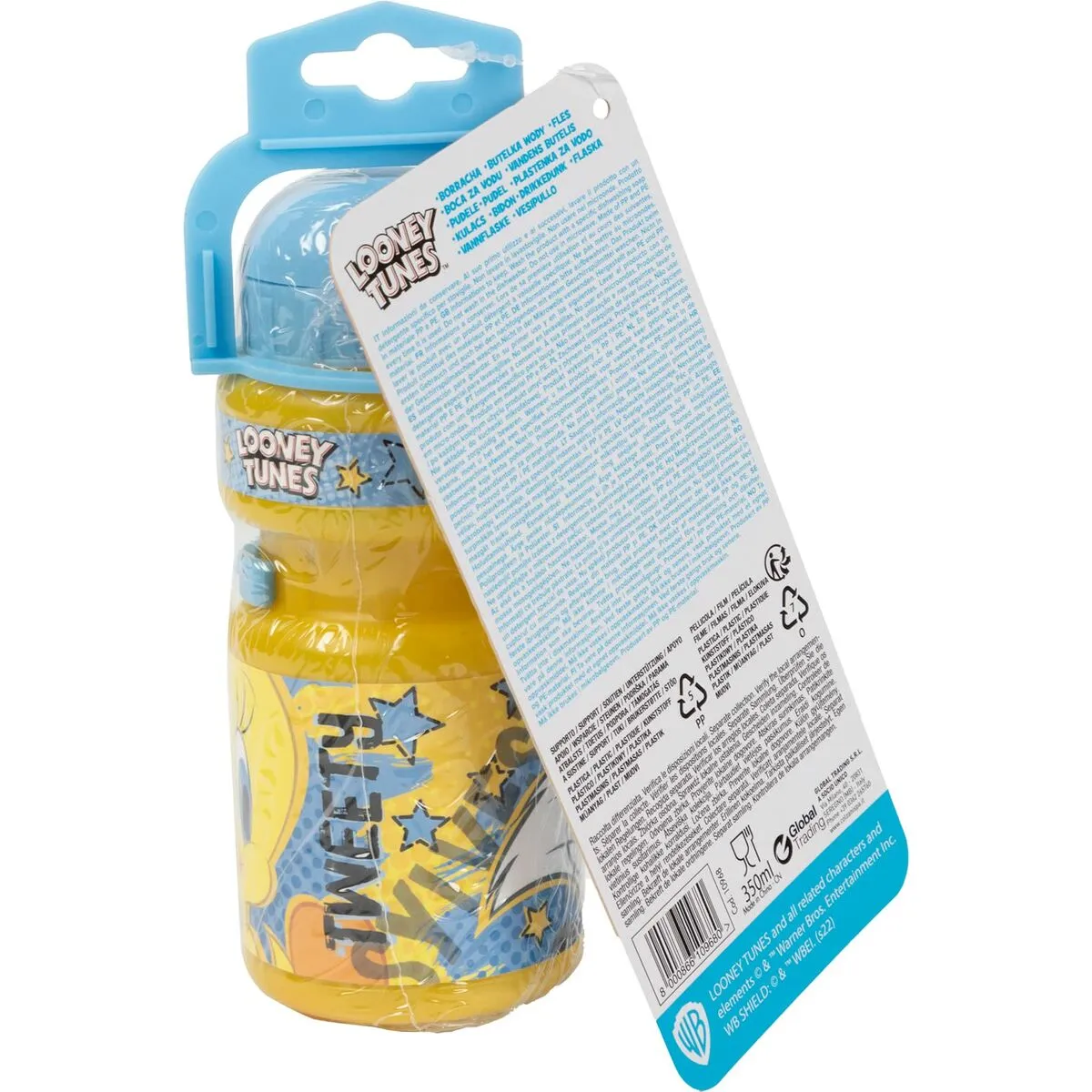 Childrens Bike Bottle by Looney Tunes Cz10968 Yellow 350 Ml