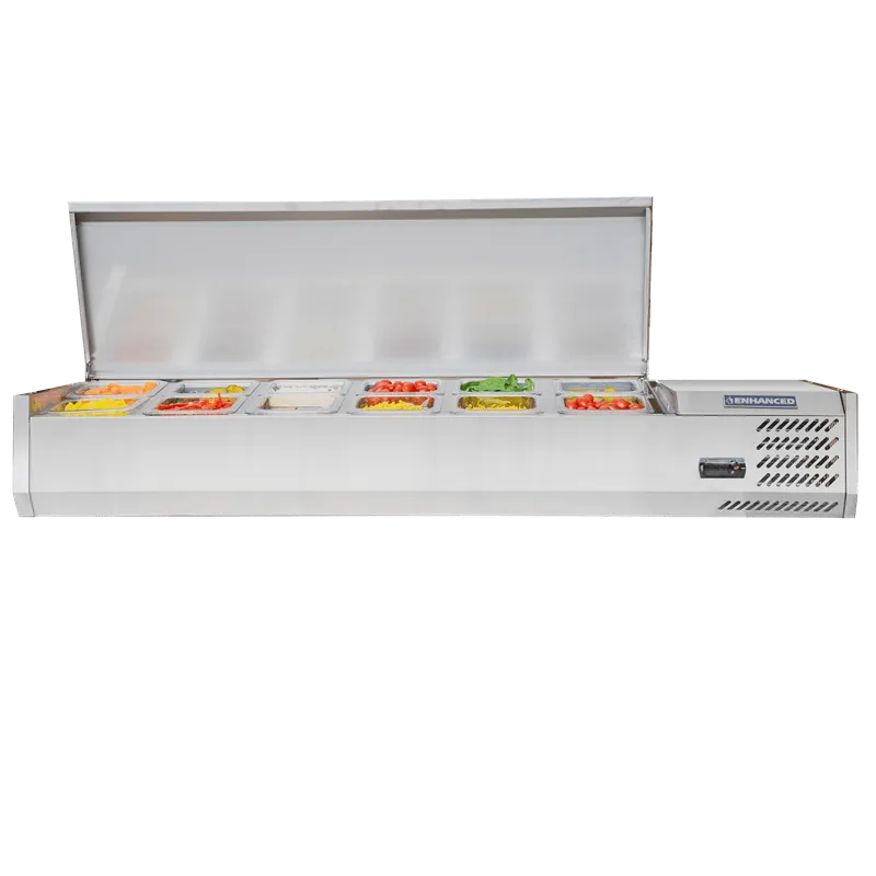 CTSP-60-15-HC Enhanced 60" Countertop Refrigerated Topping Stations