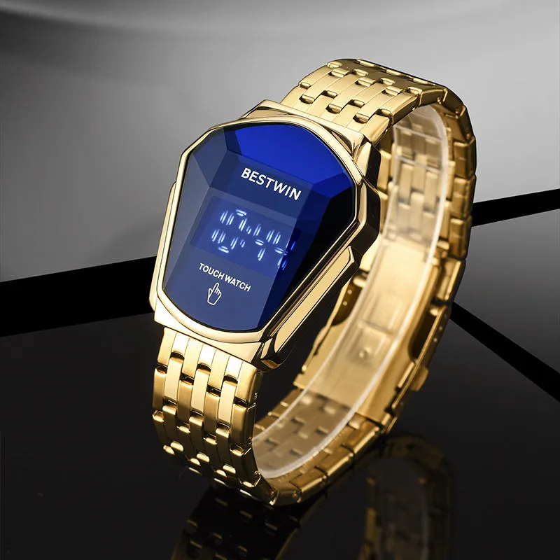 Docts Bestwin brand watch men's shake explosion men's watch cross-border waterproof LED electronic table wholesale