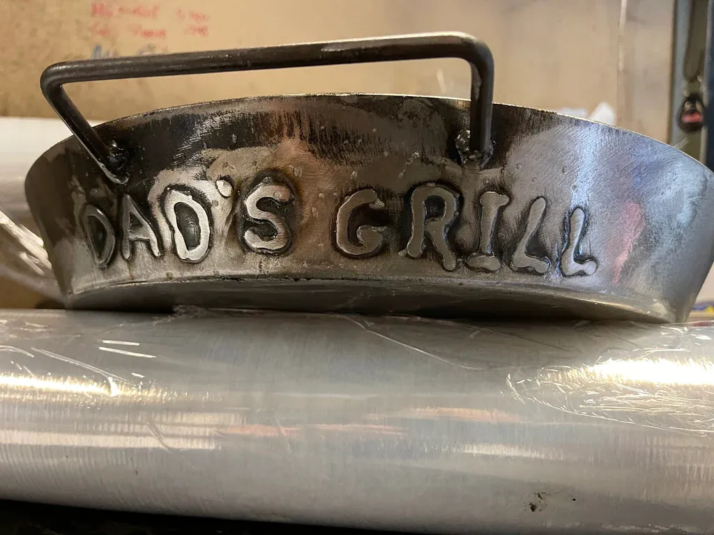 Embossing Personalise your BBQ PANS and HOT PLATES