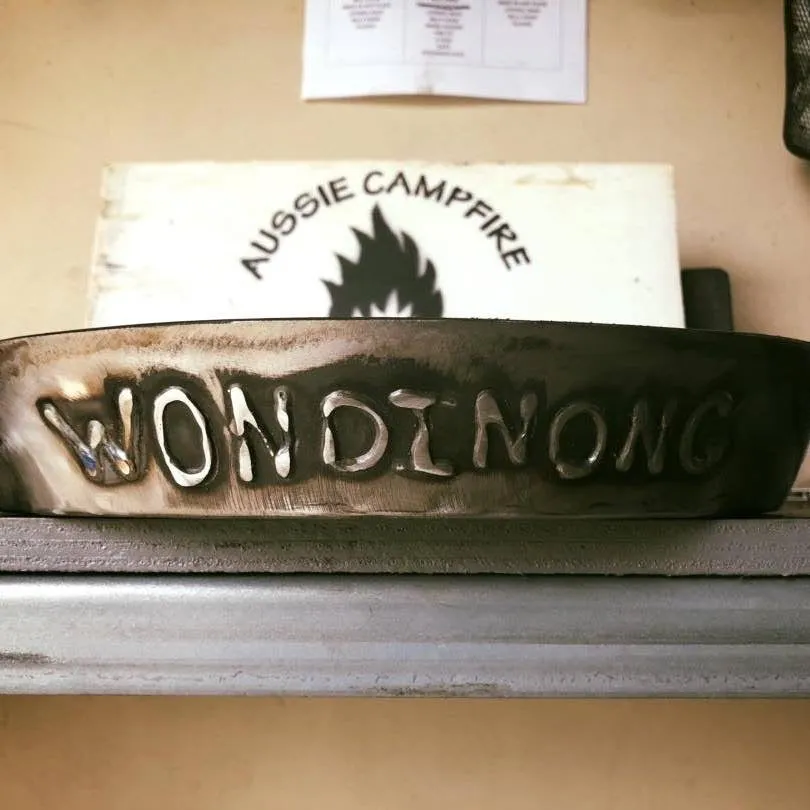 Embossing Personalise your BBQ PANS and HOT PLATES