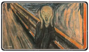 Fine Art The Scream Standard Gaming Playmat Mousepad by Edvard Munch