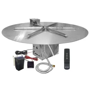 Firegear 34" Round Disk Gas Fire Pit Insert FPB-34DBSTFS