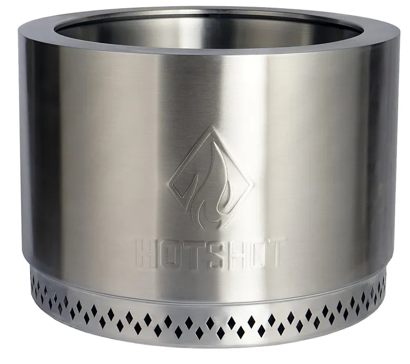 GHP Group Inc 52395 Fire Pit, 19-1/2 in OAW, 19.5 in OAD, 14.09 in OAH, Cylinder, Manual Ignition Ignition :EA: QUANTITY: 1