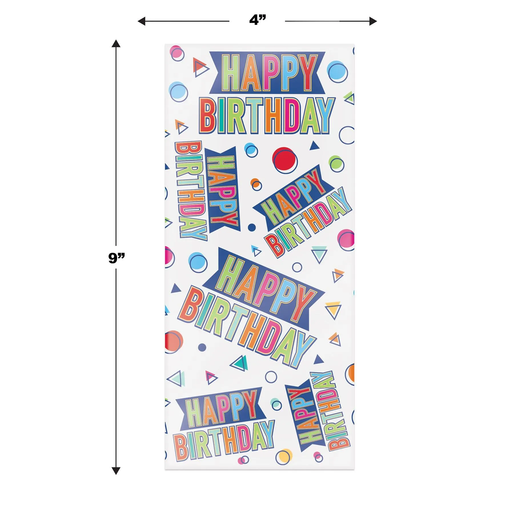 Happy Birthday Party Cello Bags (300 per Case)