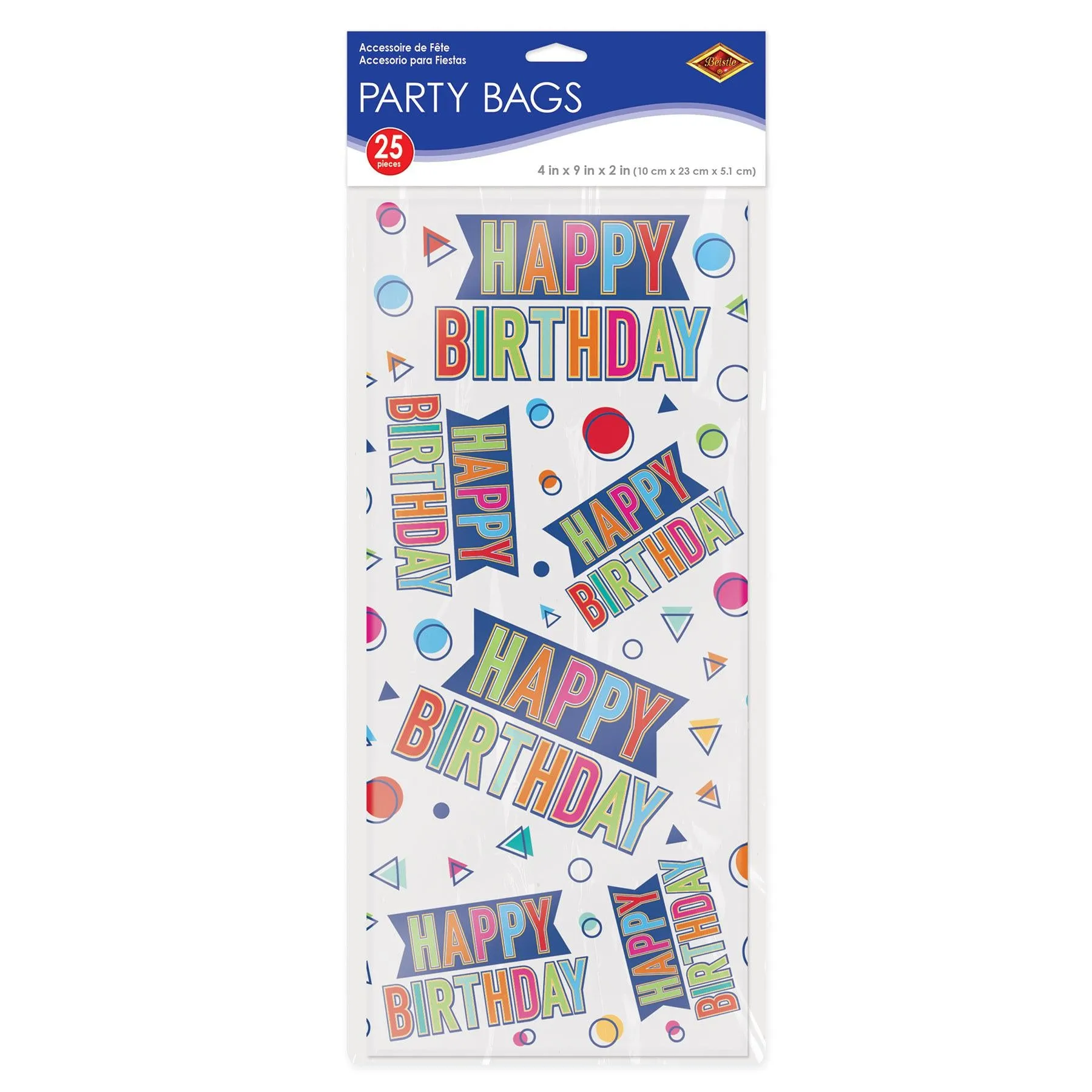 Happy Birthday Party Cello Bags (300 per Case)