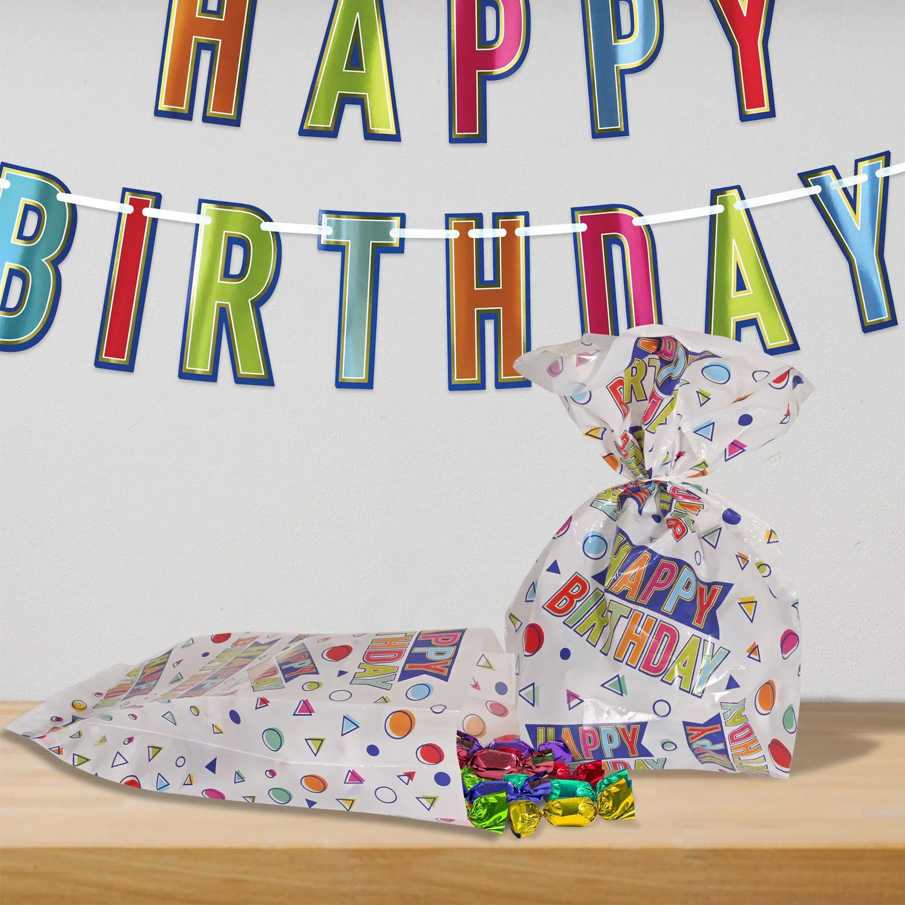 Happy Birthday Party Cello Bags (300 per Case)