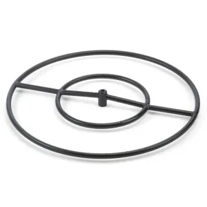 HPC Fire 18" Single Black Iron Fire Ring (10 pcs) FR18