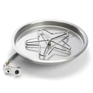 HPC Fire 25" Round Bowl Fire Pit Insert Kit TOR-PENTA25FPK-NG