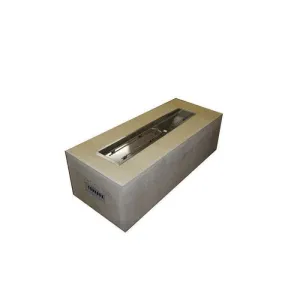 HPC Fire 60 x 24" Unfinished Rectangular Fire Pit Enclosures U60X24-36X14FPPKCEK