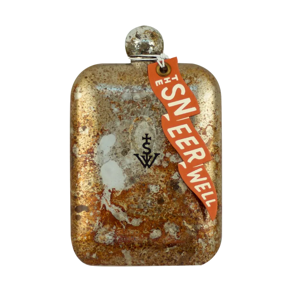 Initial Whiskey Flask