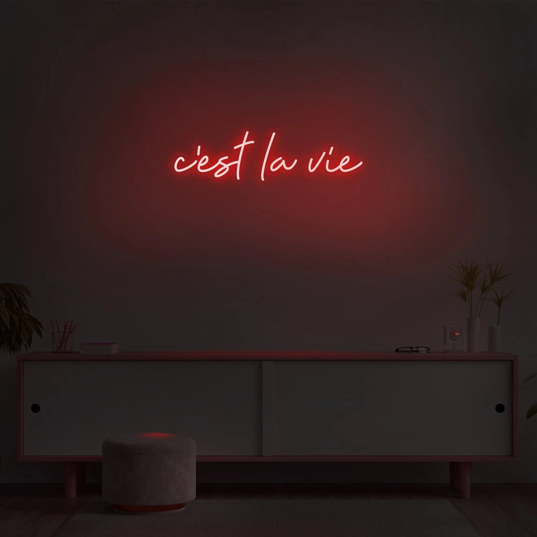 Insegna led Cest la vie Neon Sign